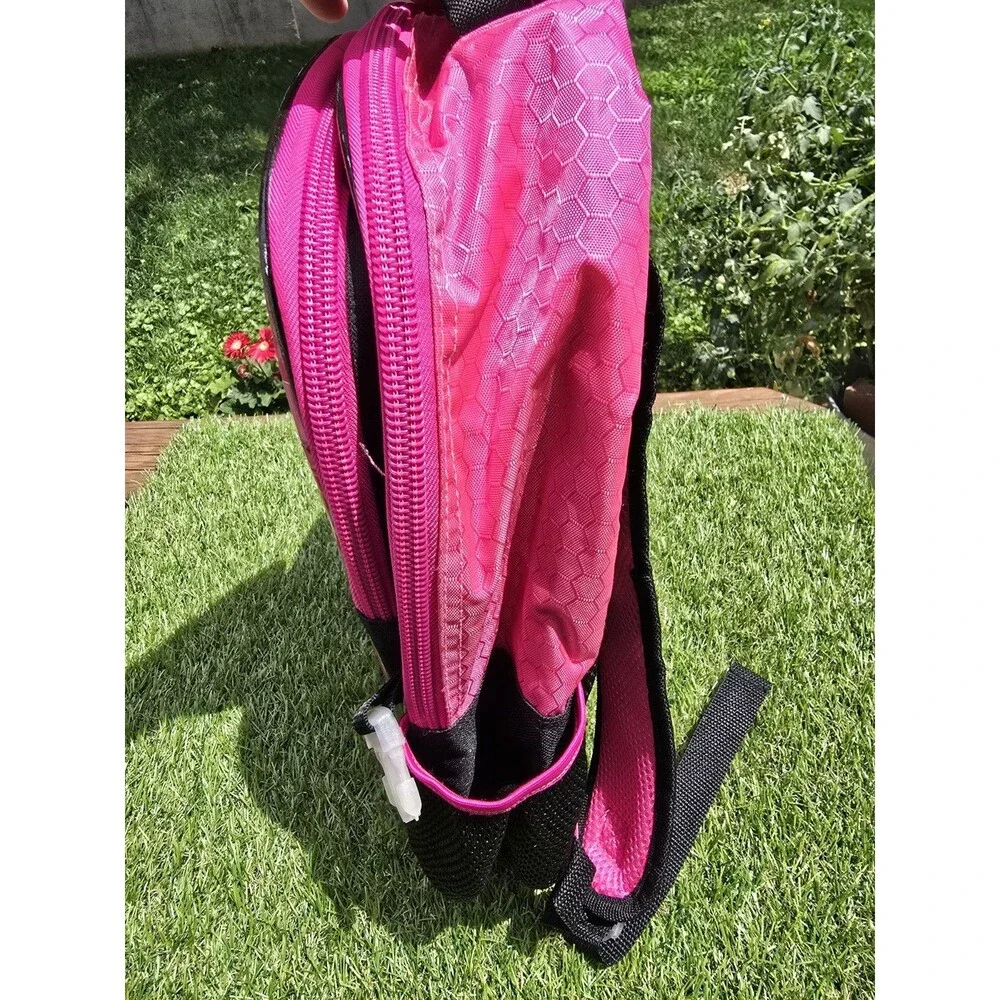 LOL Surprise Backpack Born To 16” Reflective Padded Back Girls Pink/Black NWOT